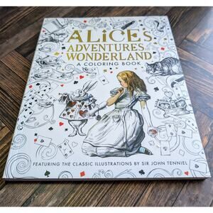Alice in Wonderland Adult Coloring Book New Unused Vintage Mindfulness